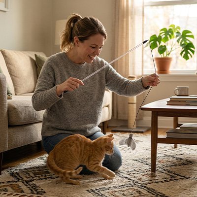 jouet chat canjoy table
