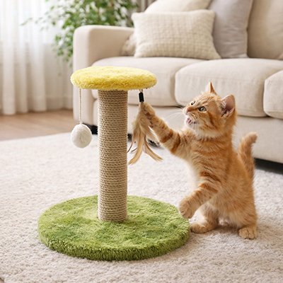 griffoir chat beige