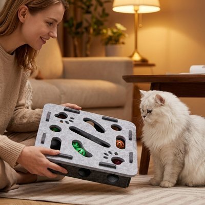 jeu pour chat labyrinthe
