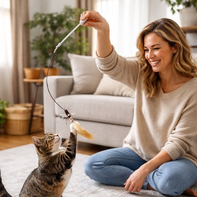 jouet chat canjoy salon
