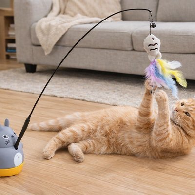jouet chat interactif couche